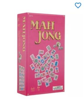 Mah Jong Game Set - Pink